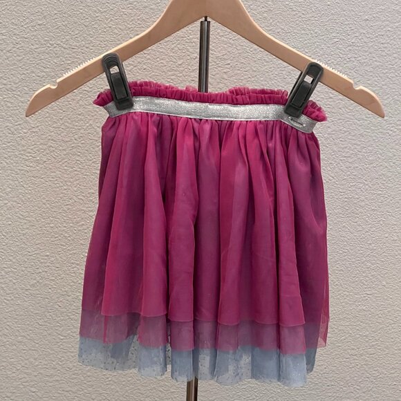 American Girl Sparkle-Waist Pink Layered Tulle Skirt - Like-new - Picture 1 of 7